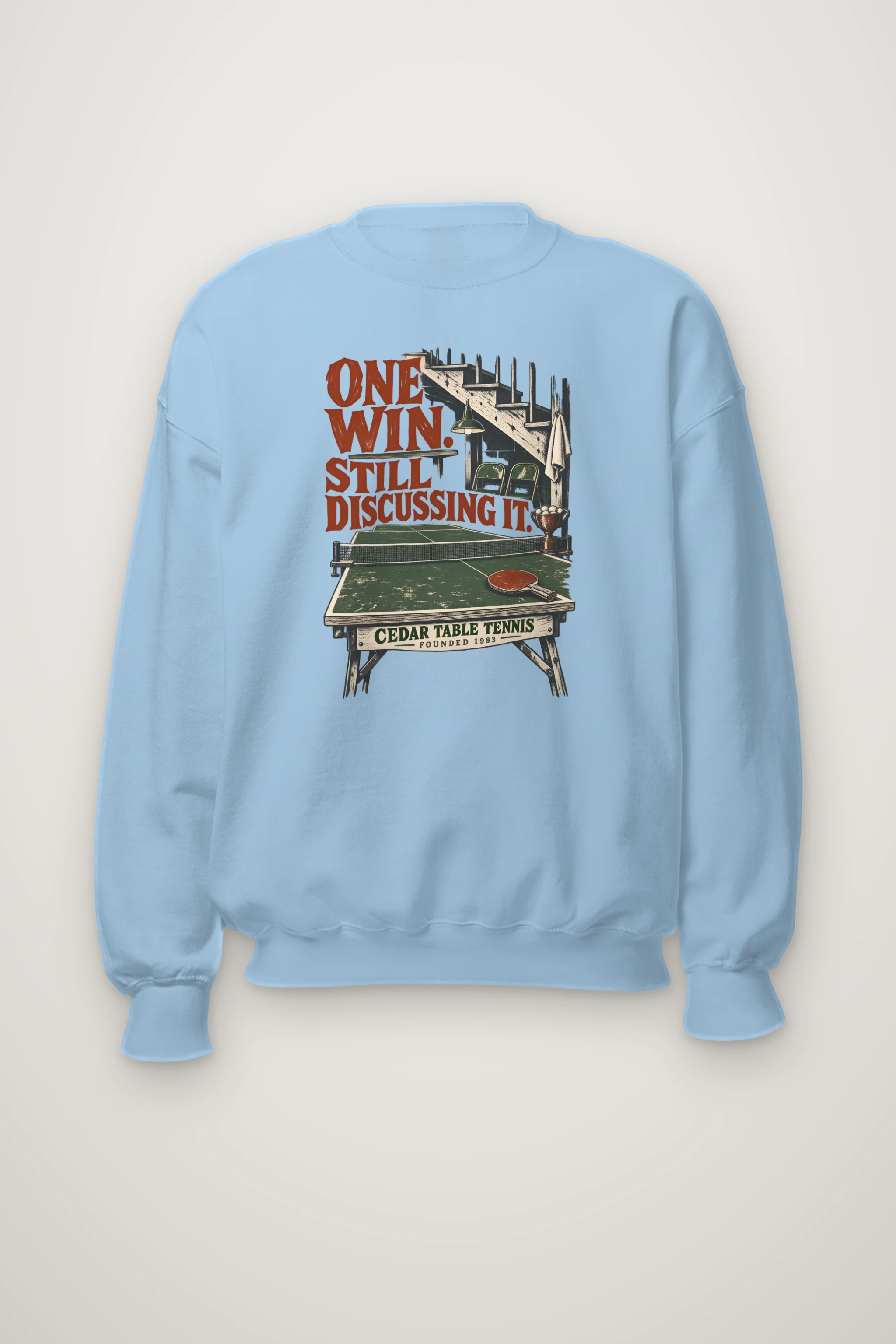 "One Win" Heavy Blend Unisex Crewneck Sweatshirt