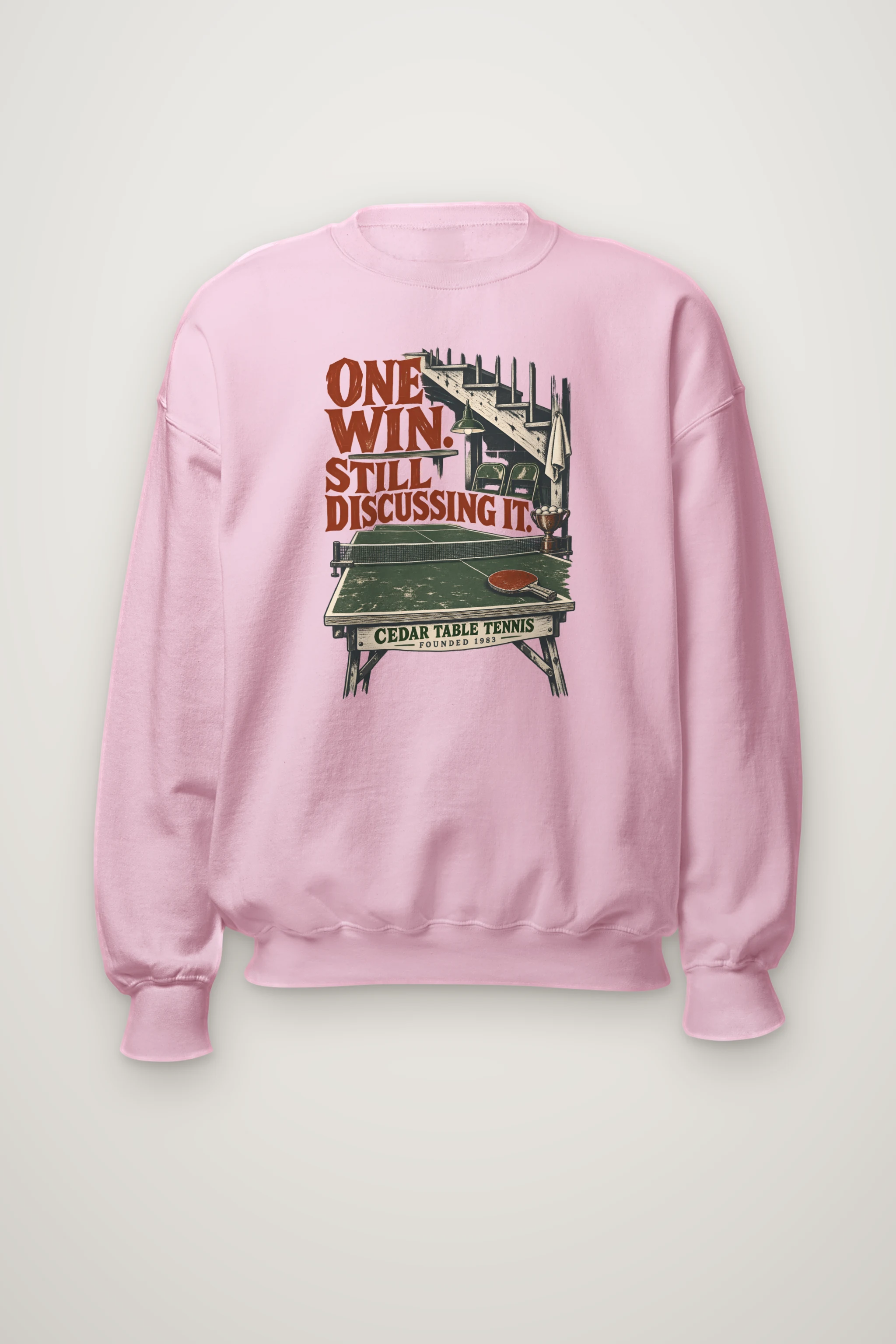 "One Win" Heavy Blend Unisex Crewneck Sweatshirt