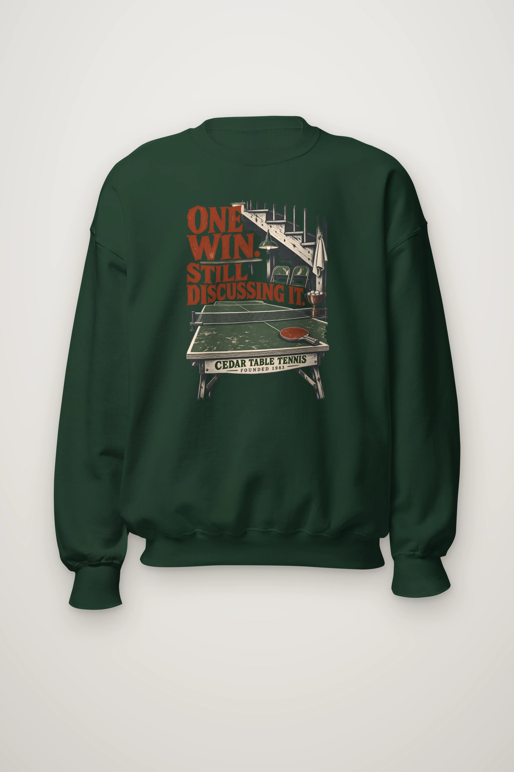 "One Win" Heavy Blend Unisex Crewneck Sweatshirt