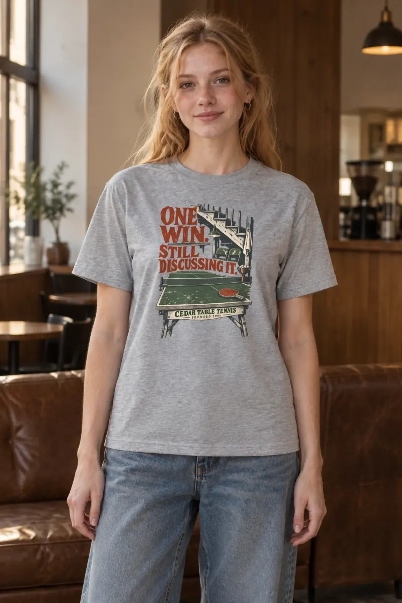 "One Win Still Discussing It" Heavyweight Unisex Crewneck T-shirt