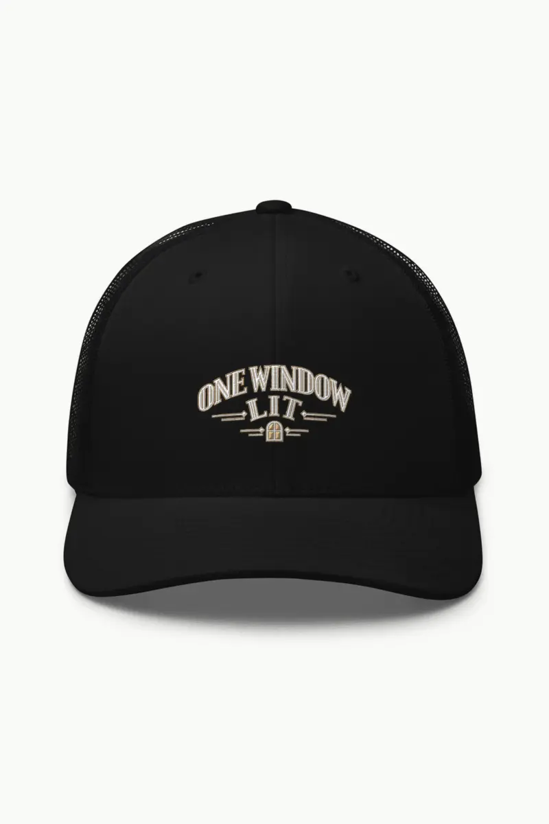 "One Window Lit" Retro Trucker Cap · Embroidered