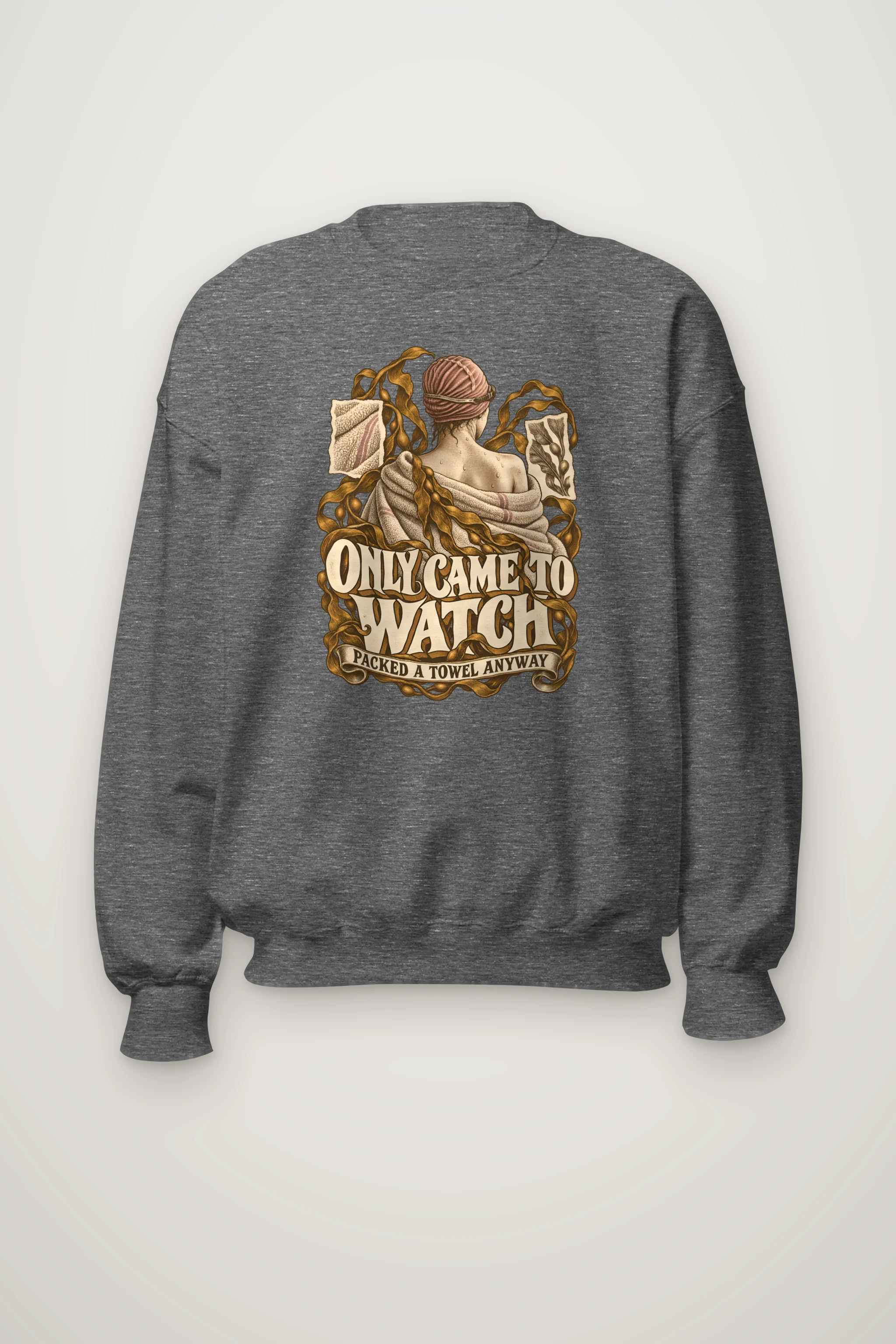 "Only Came to Watch" Heavy Blend Unisex Crewneck Sweatshirt