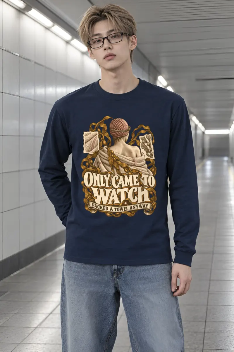 "Only Came to Watch" Unisex Longsleeve T-shirt
