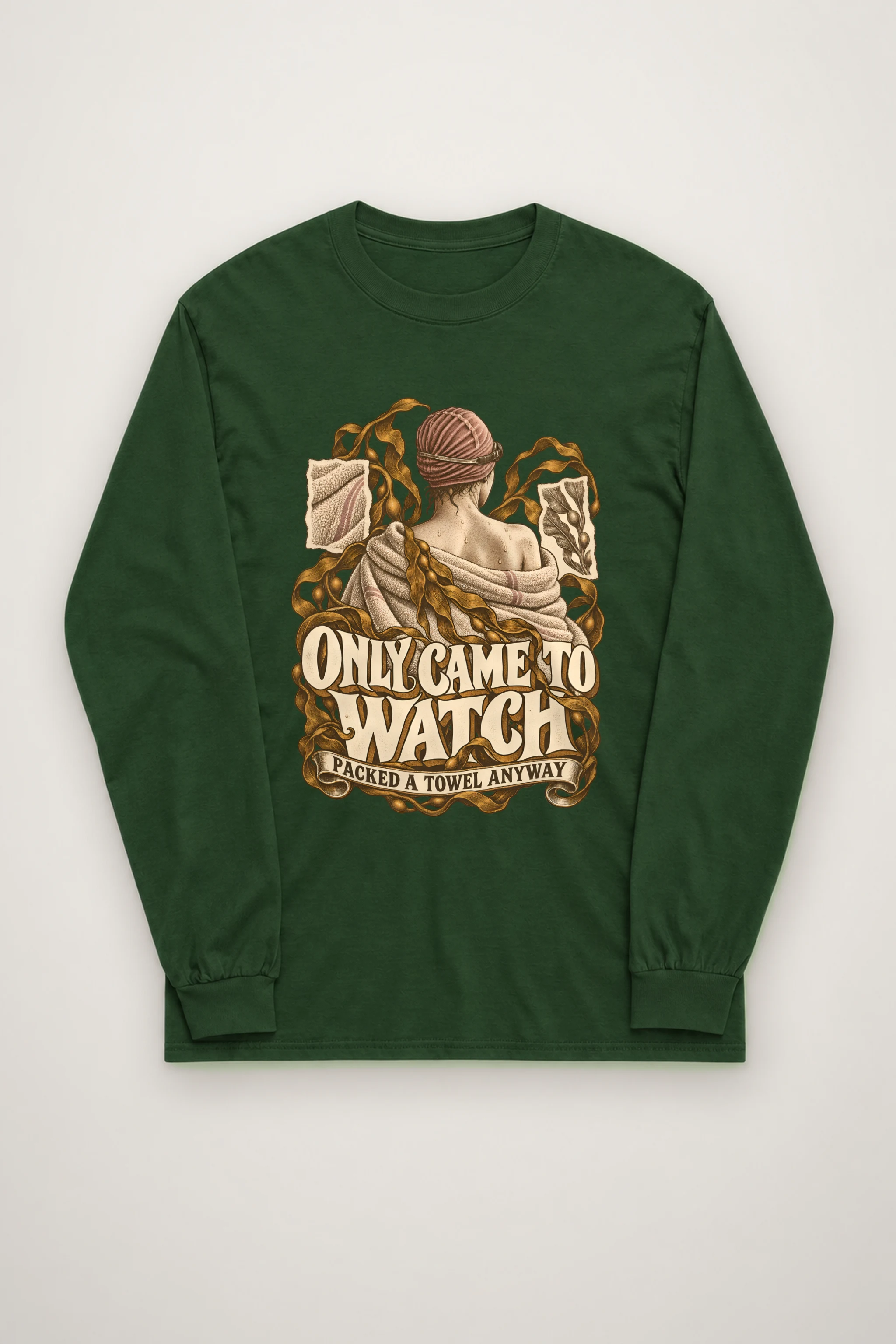 "Only Came to Watch" Unisex Longsleeve T-shirt