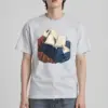 "Open Book On Knees" Heavyweight Unisex Crewneck T-shirt
