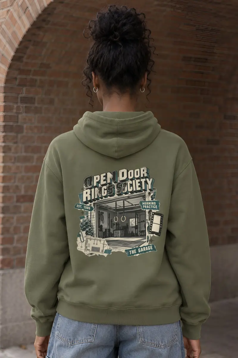 "Open Door Rings Society" Heavy Blend Unisex Pullover Hoodie