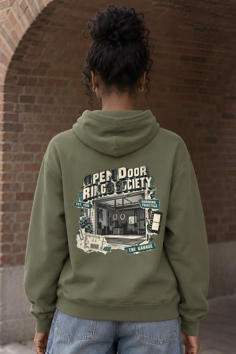 "Open Door Rings Society" Heavy Blend Unisex Pullover Hoodie