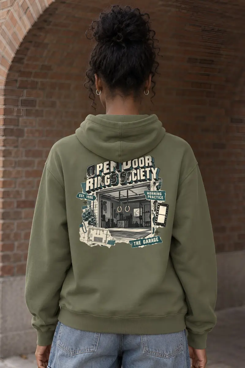 "Open Door Rings Society" Heavy Blend Unisex Pullover Hoodie