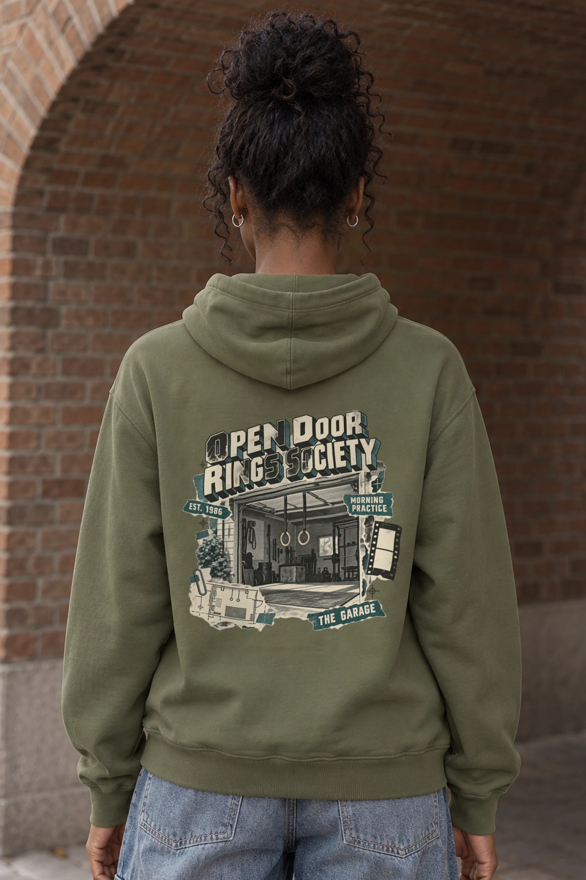 "Open Door Rings Society" Heavy Blend Unisex Pullover Hoodie