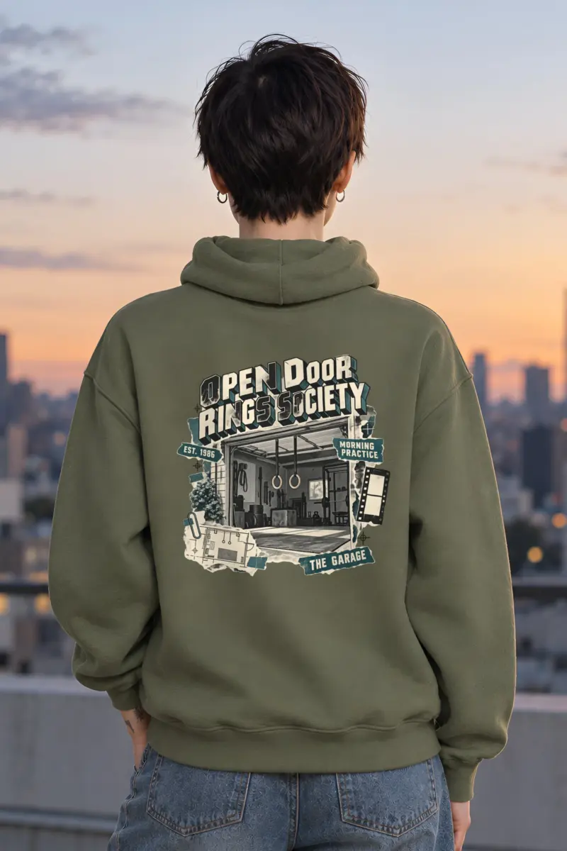 "Open Door Rings Society" Heavy Blend Unisex Pullover Hoodie