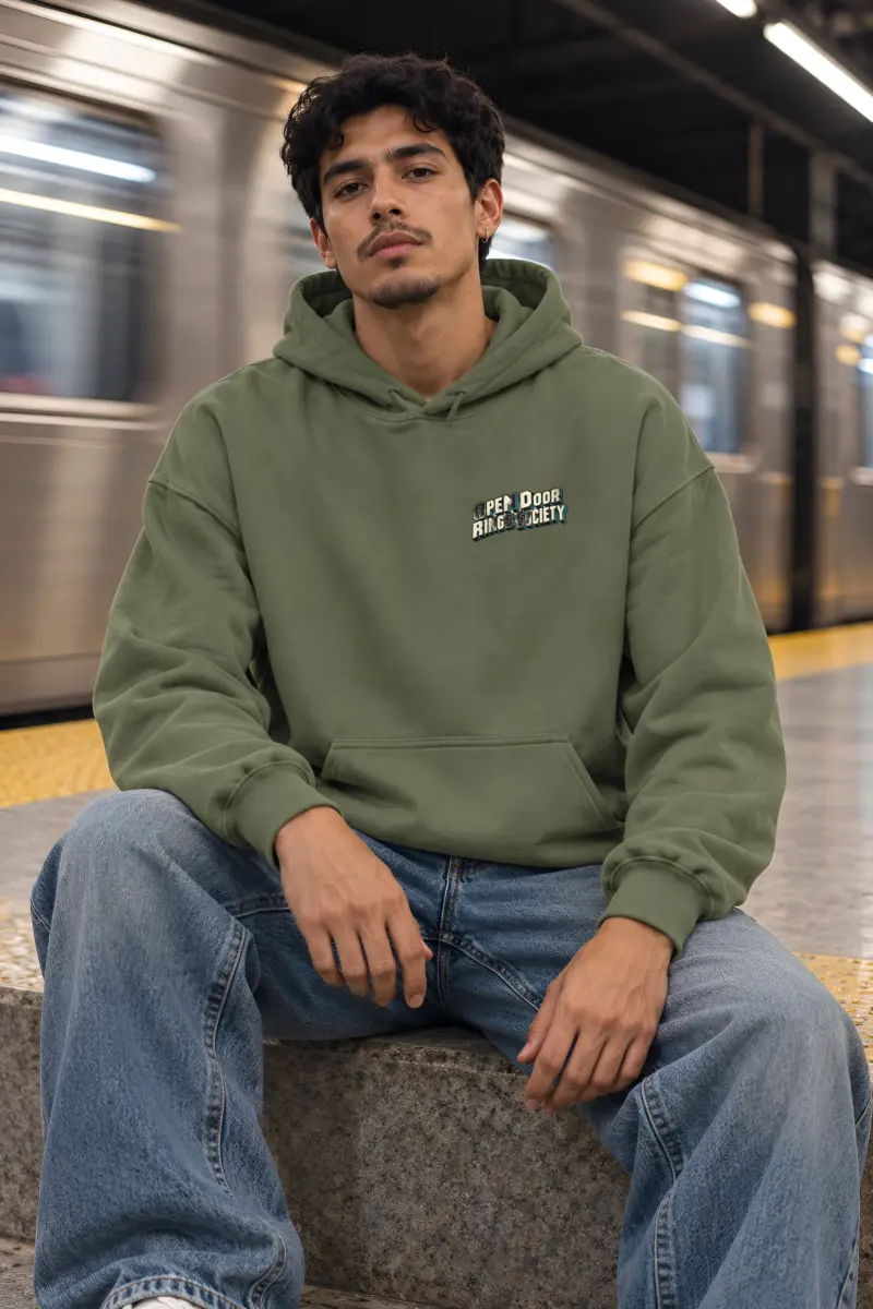 "Open Door Rings Society" Heavy Blend Unisex Pullover Hoodie