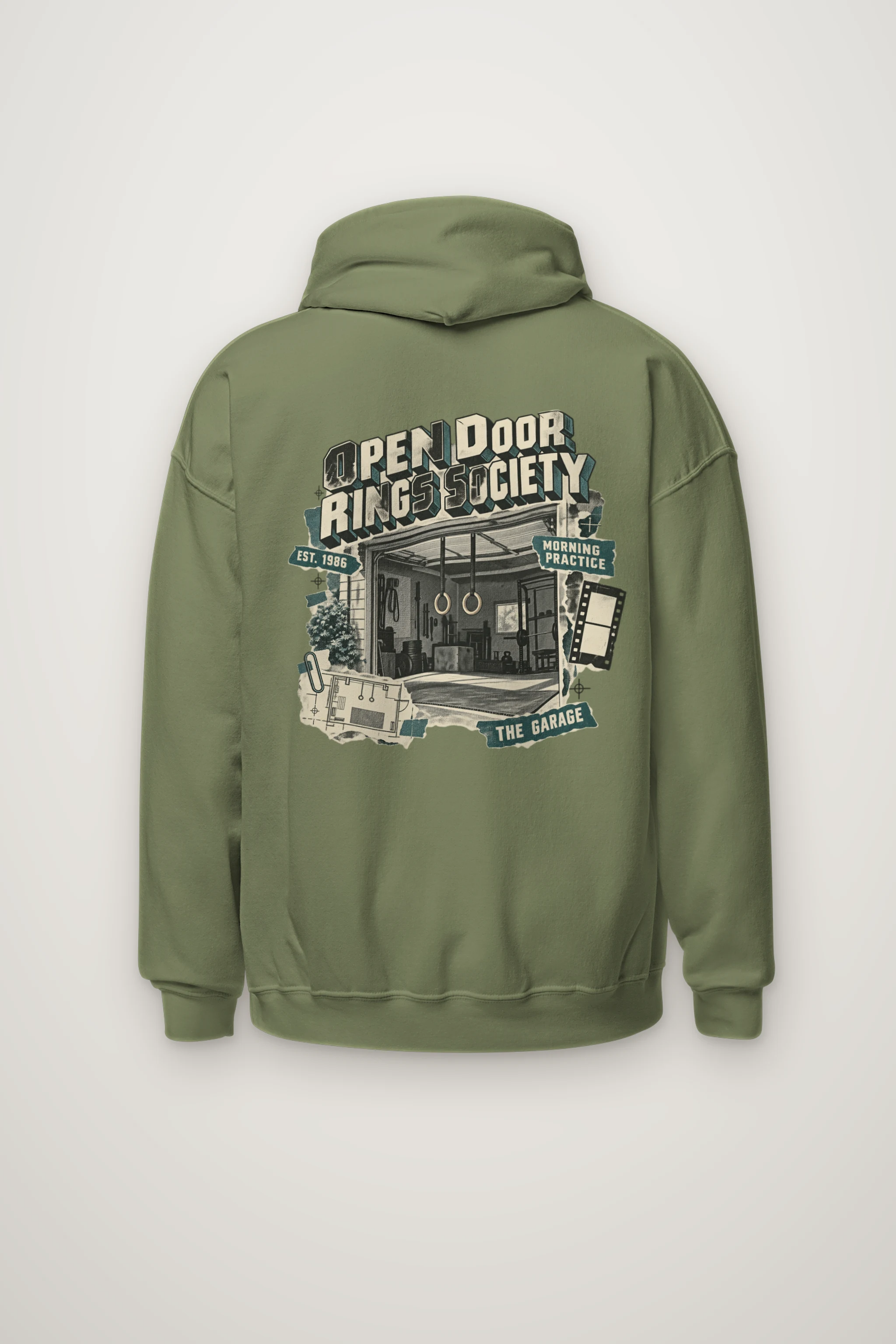 "Open Door Rings Society" Heavy Blend Unisex Pullover Hoodie