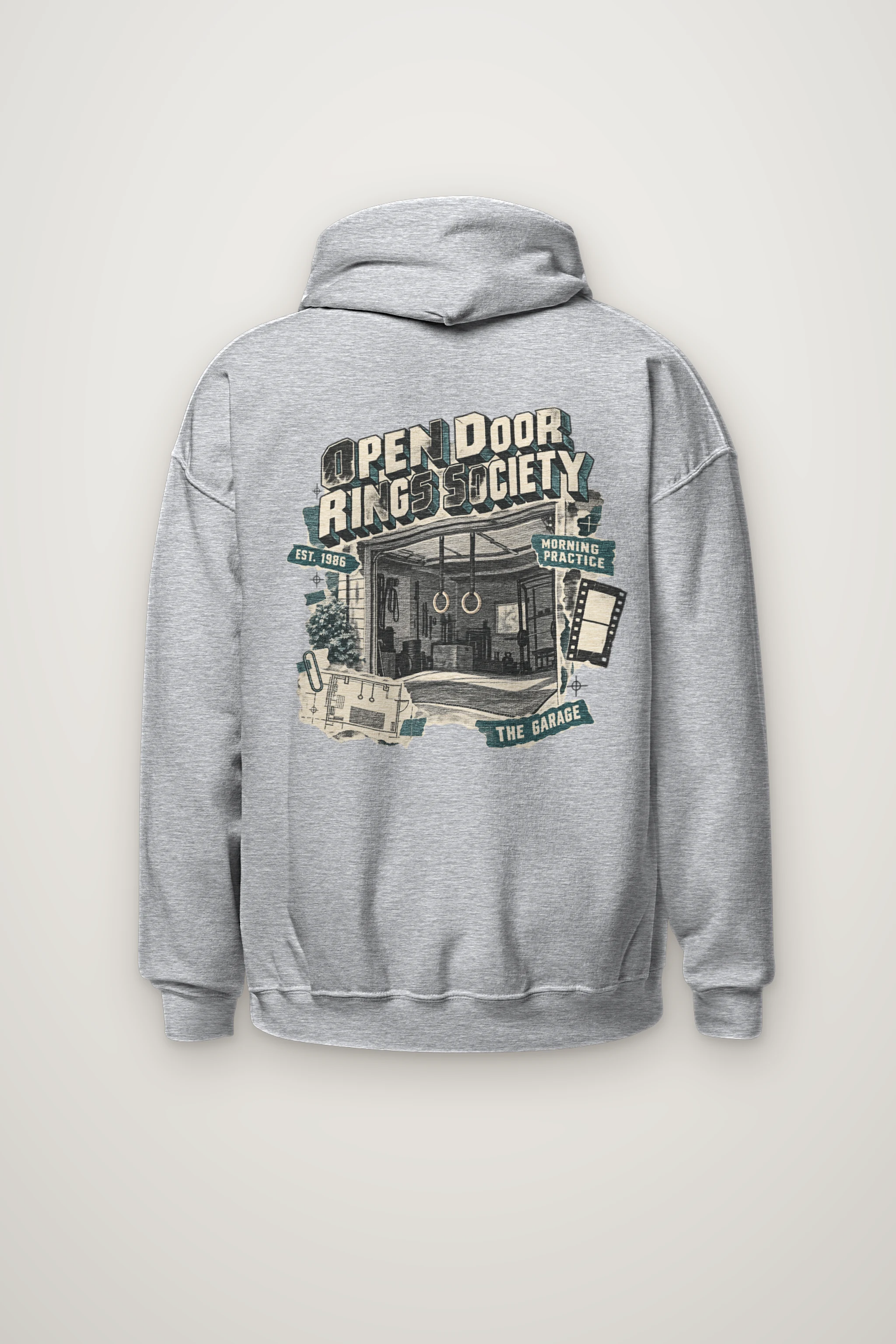 "Open Door Rings Society" Heavy Blend Unisex Pullover Hoodie