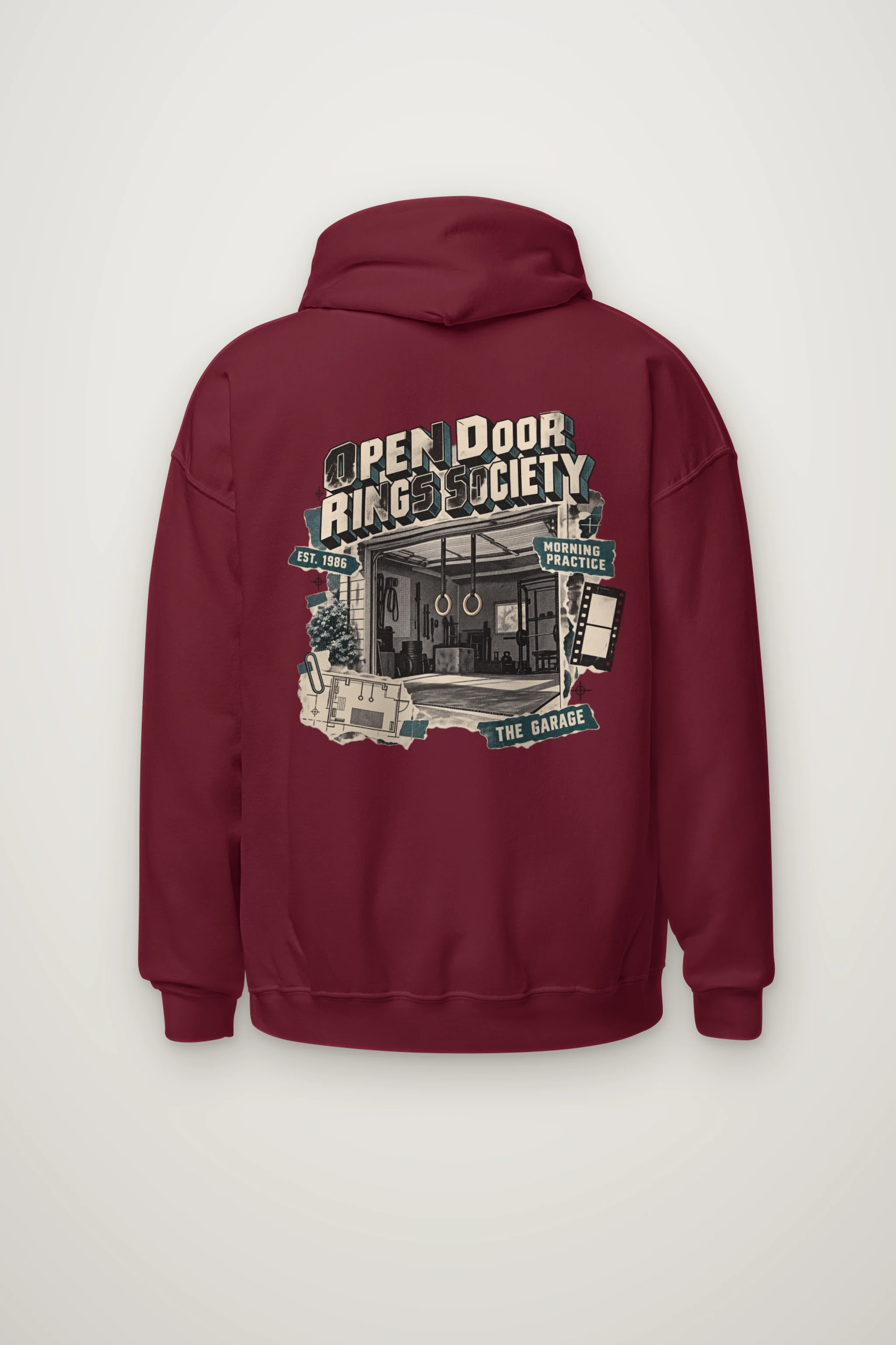 "Open Door Rings Society" Heavy Blend Unisex Pullover Hoodie