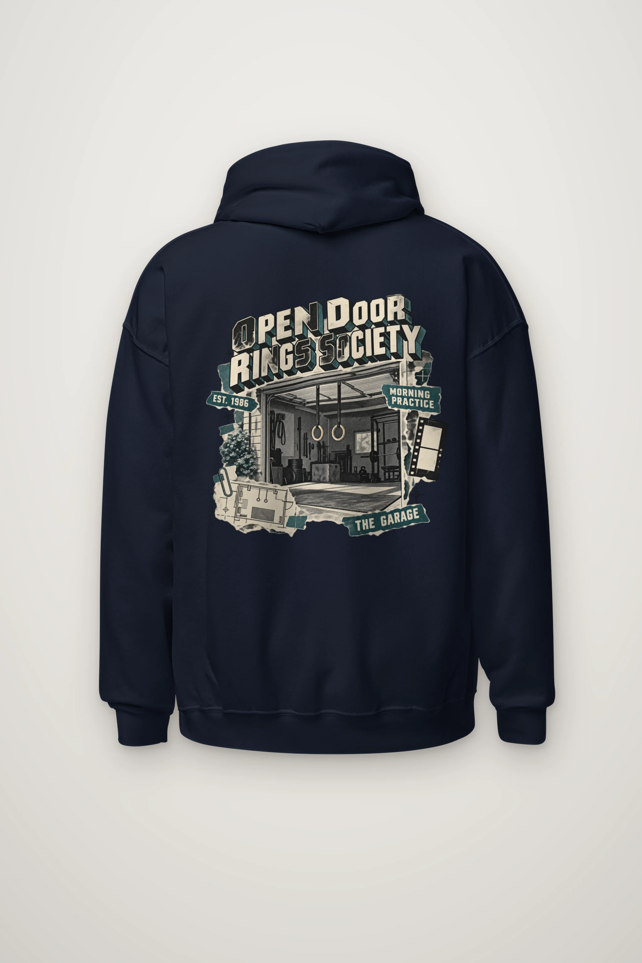 "Open Door Rings Society" Heavy Blend Unisex Pullover Hoodie