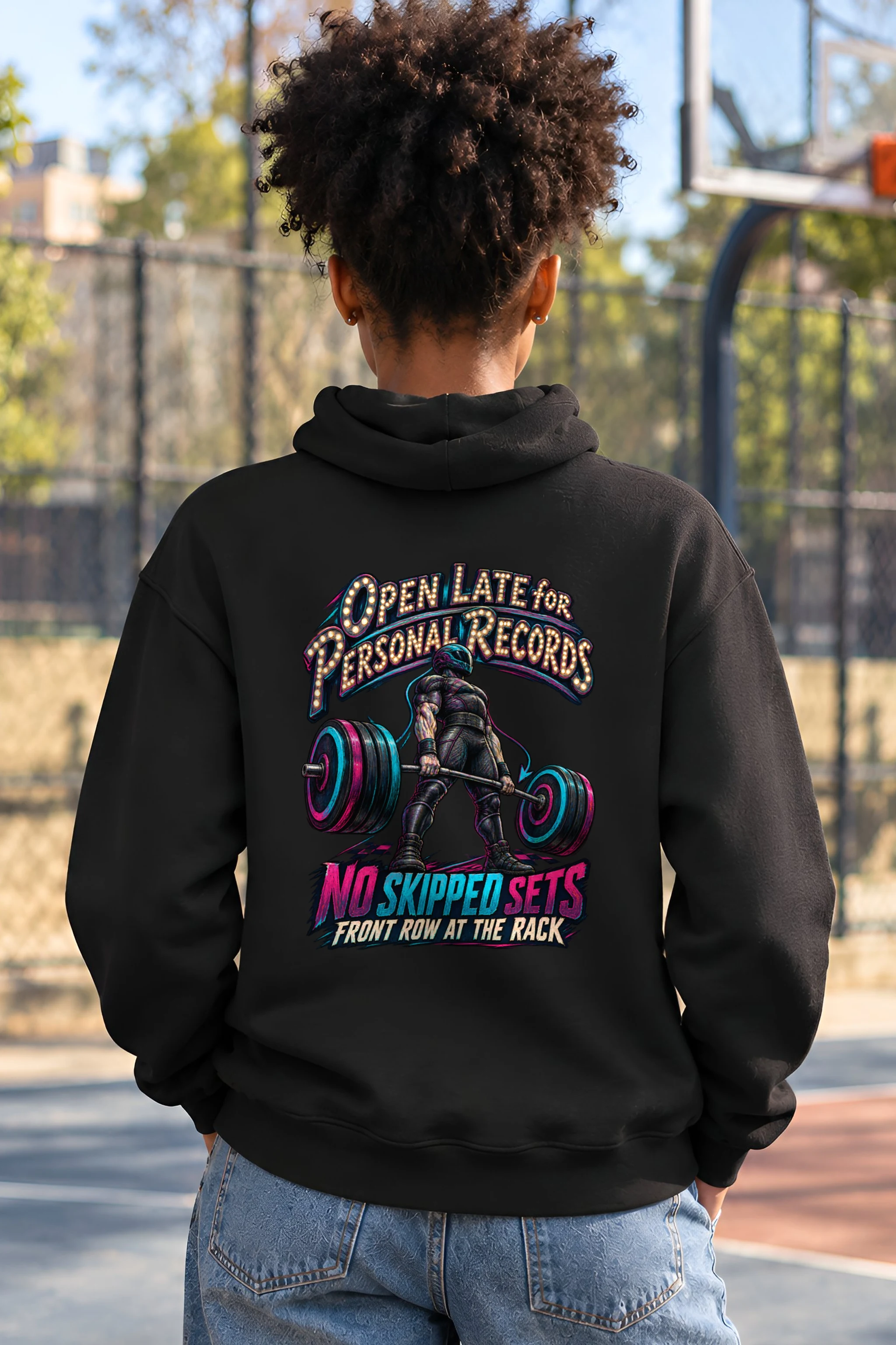 "Open Late for Personal Records" Heavy Blend Unisex Pullover Hoodie