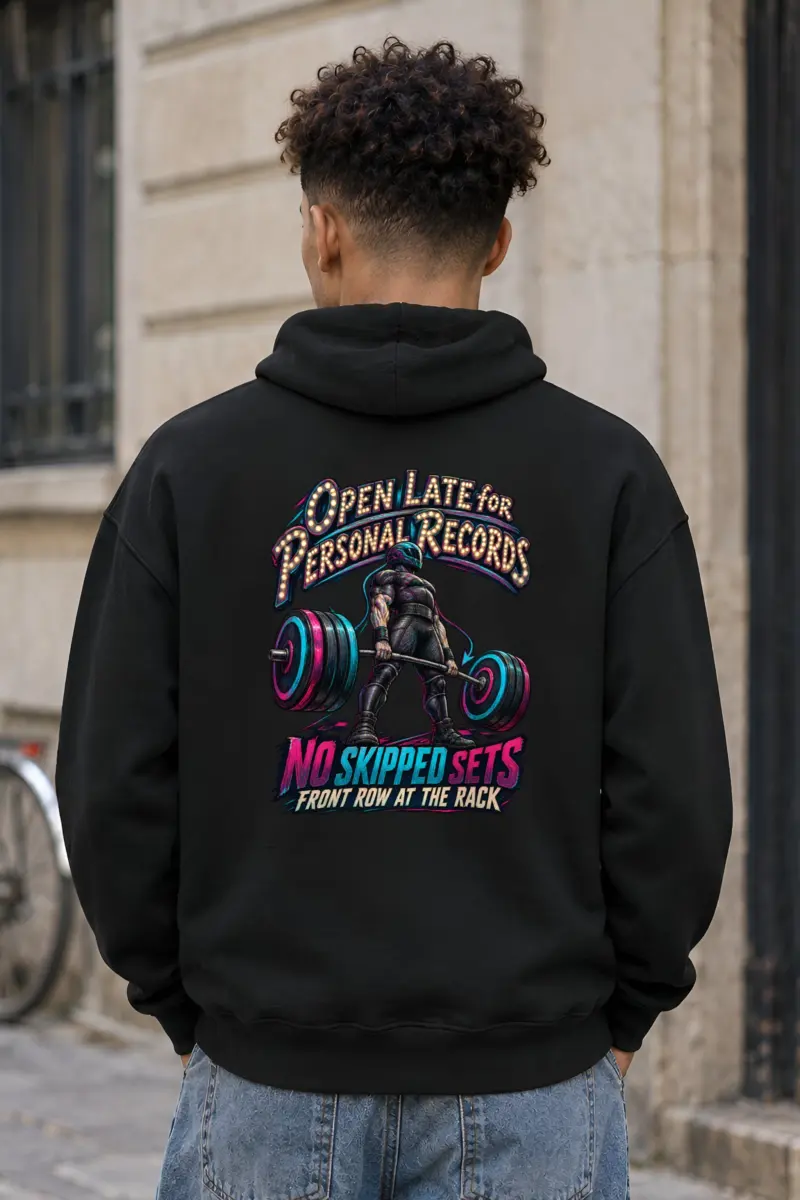 "Open Late for Personal Records" 1 Pullover Hoodie