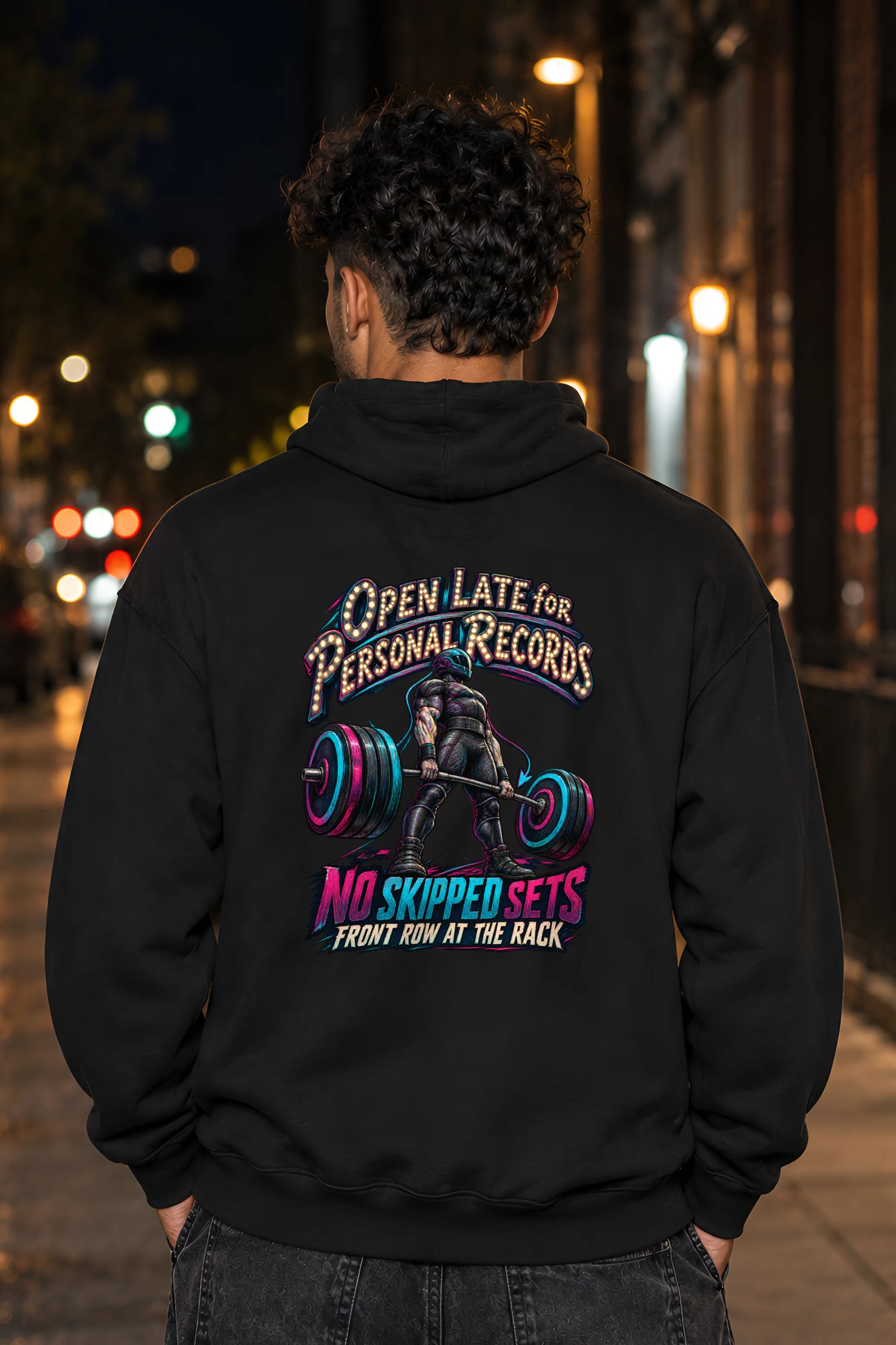 "Open Late for Personal Records" Heavy Blend Unisex Pullover Hoodie
