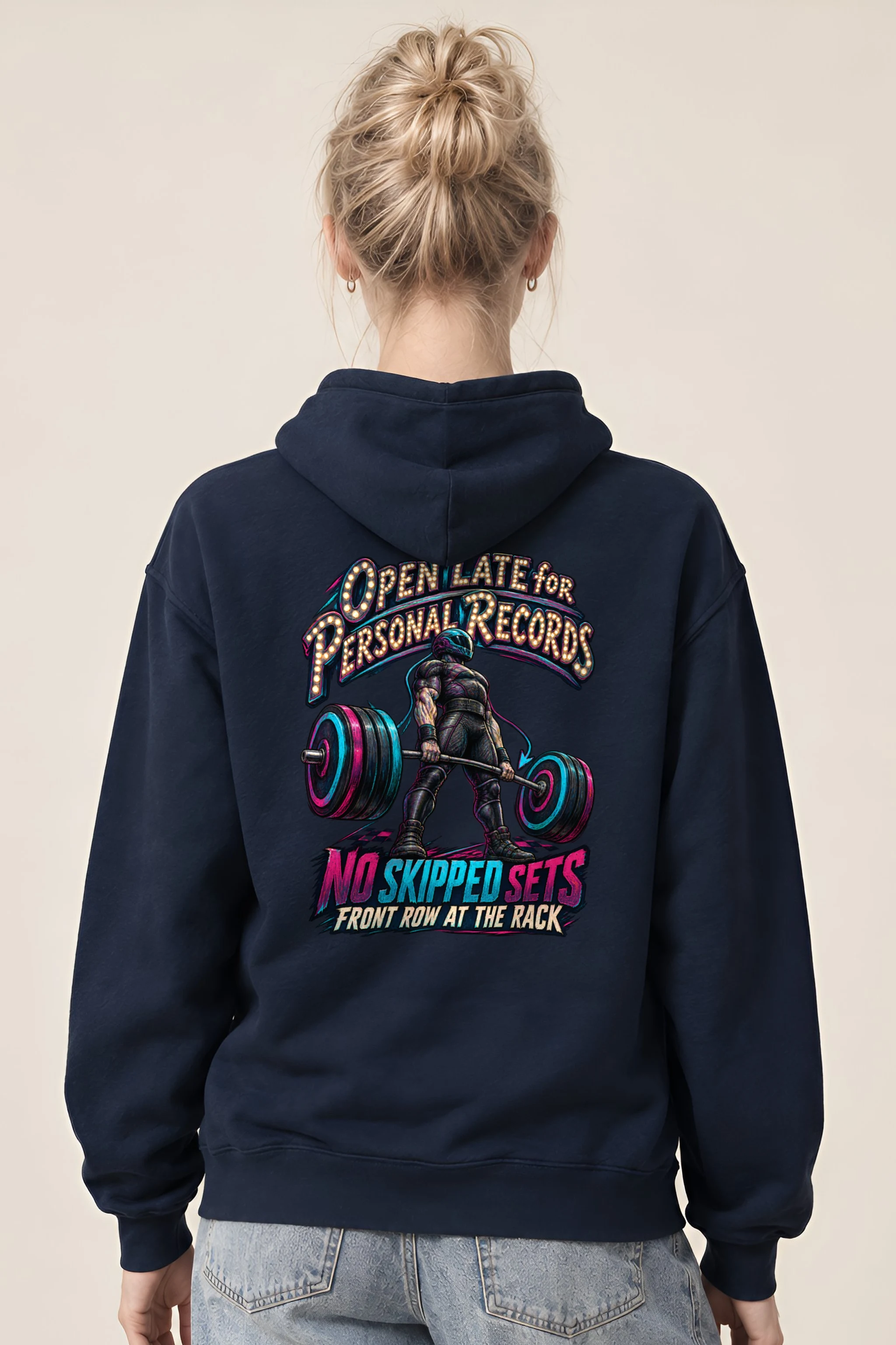 "Open Late for Personal Records" Heavy Blend Unisex Pullover Hoodie
