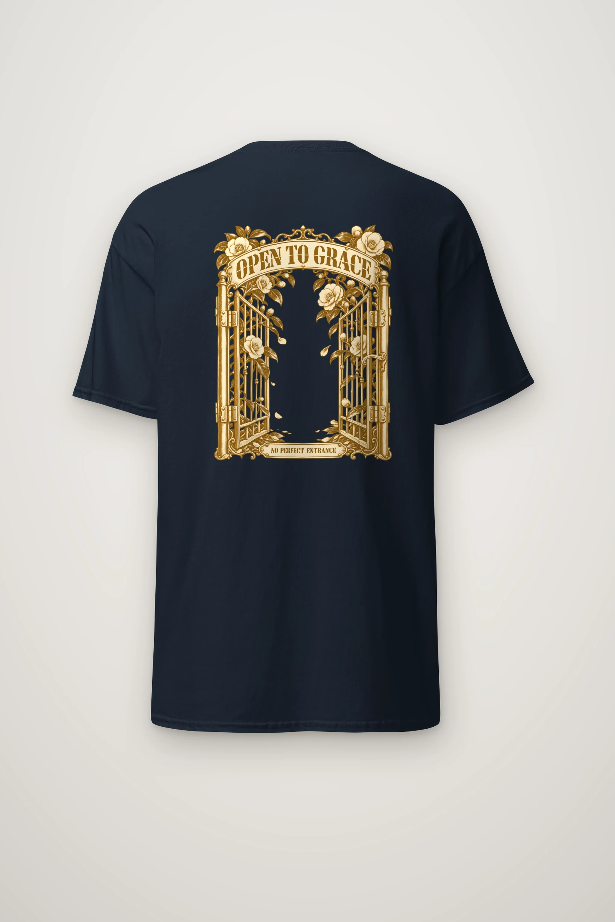 "Open to Grace" Heavyweight Unisex Crewneck T-shirt