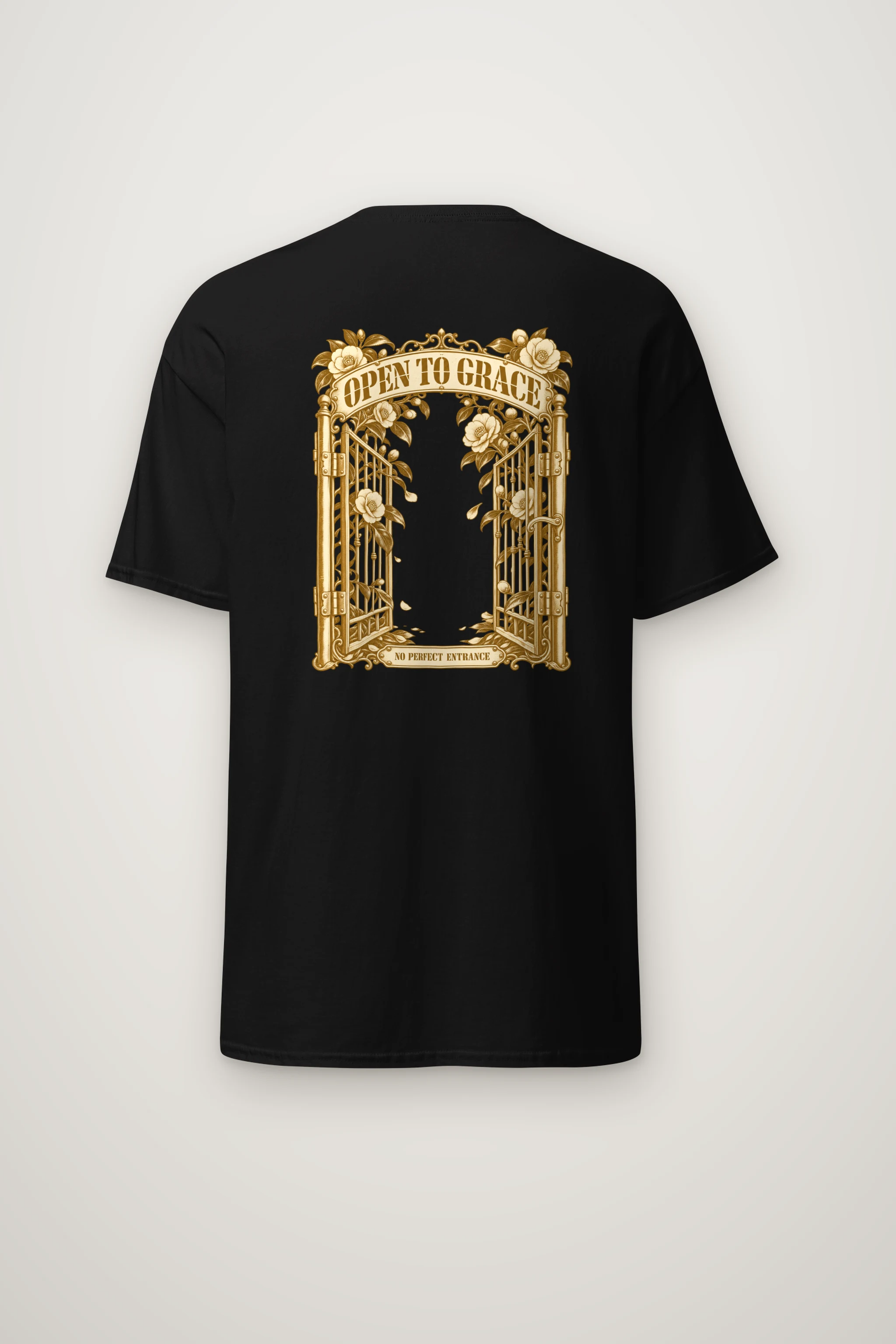 "Open to Grace" Heavyweight Unisex Crewneck T-shirt