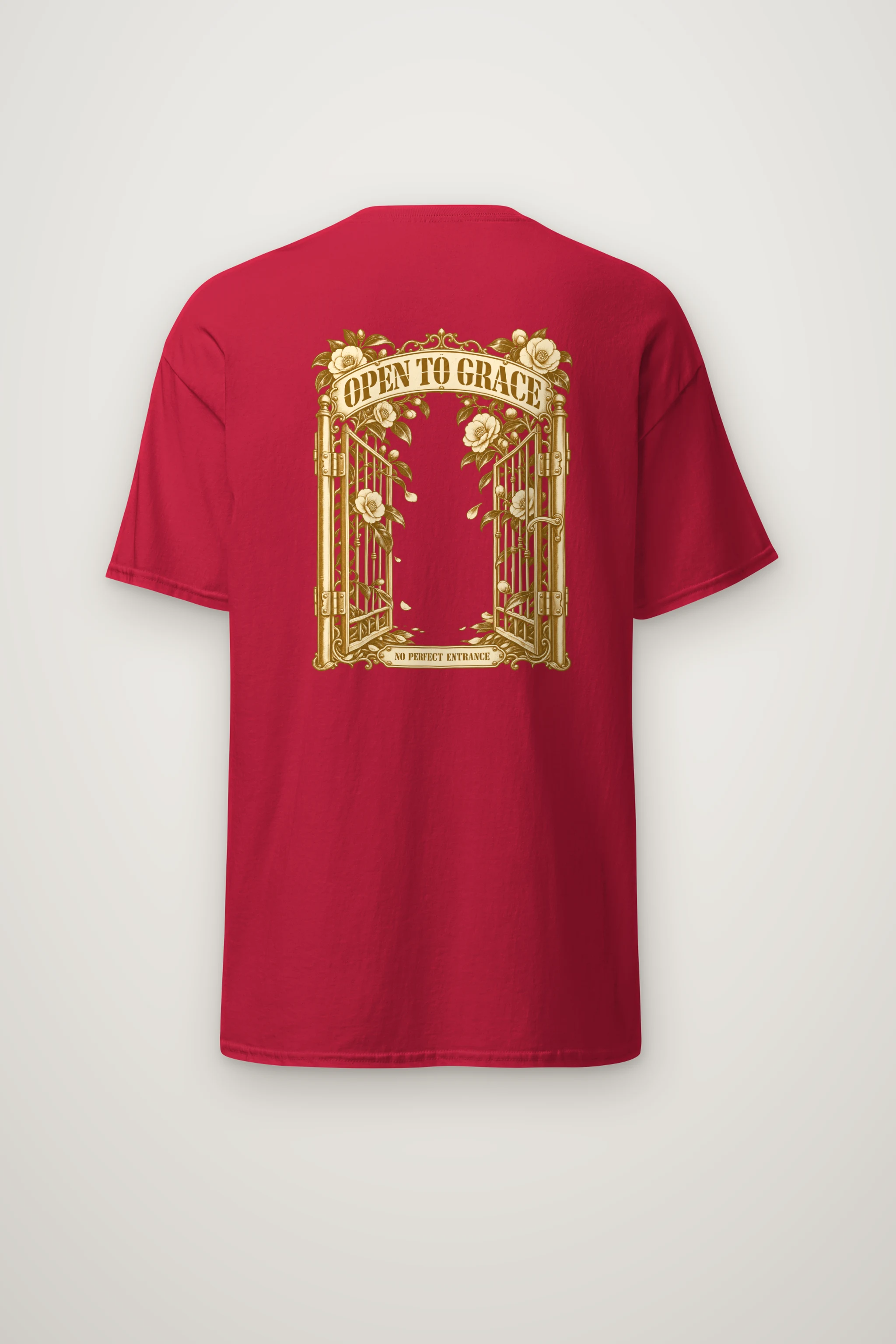 "Open to Grace" Heavyweight Unisex Crewneck T-shirt