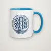 White / Blue Inside