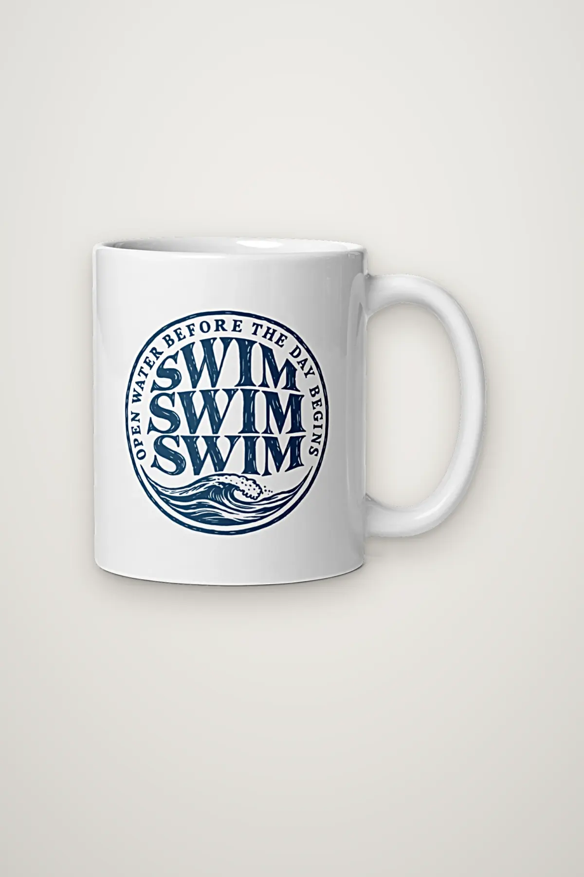 "Open Water Before the Day Begins" 11oz Ceramic Mug