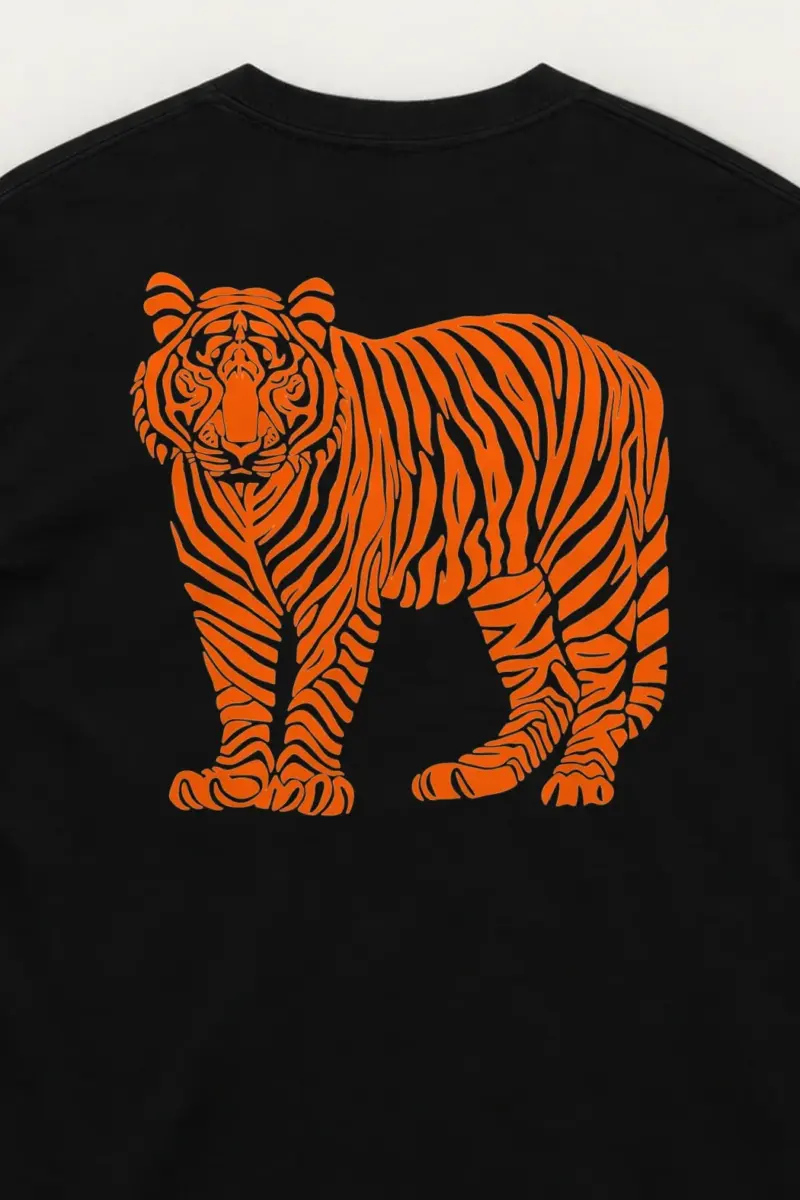 "Orange Tiger" Unisex Longsleeve T-shirt