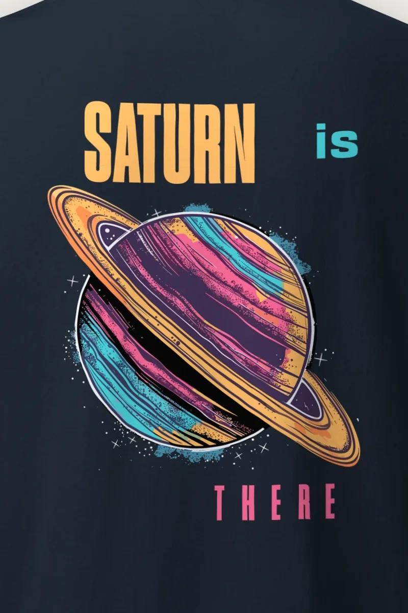 "Orbit After Dark" Heavyweight Unisex Crewneck T-shirt