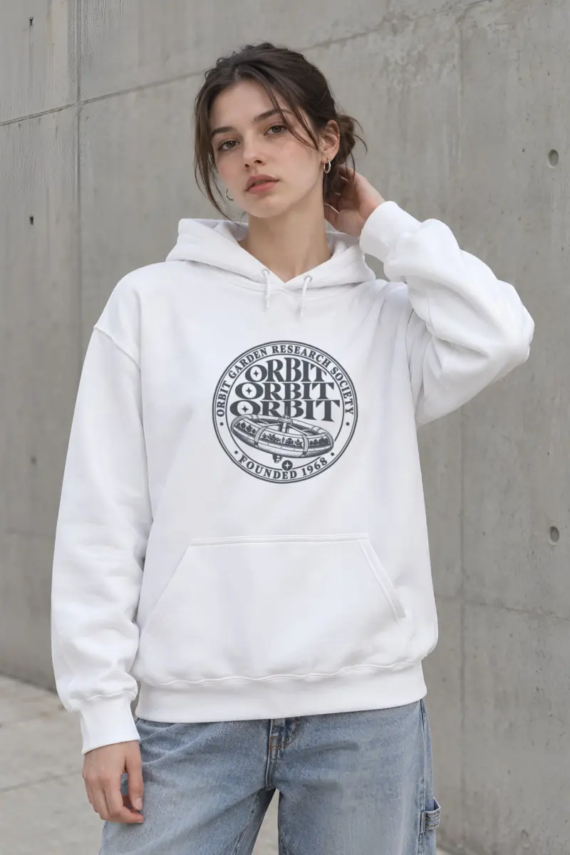 "Orbit Garden Research Society" Heavy Blend Unisex Pullover Hoodie