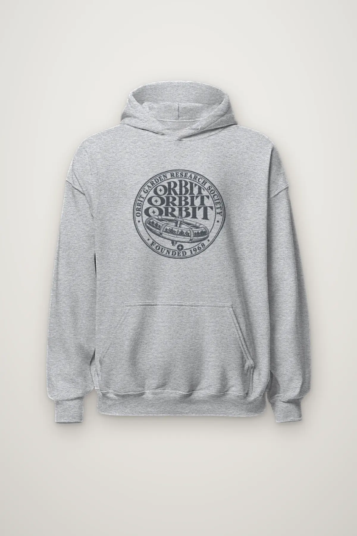 "Orbit Garden Research Society" Heavy Blend Unisex Pullover Hoodie