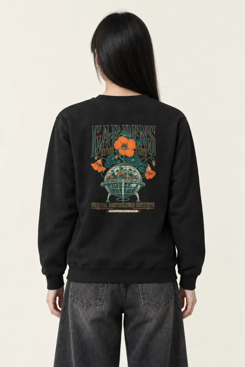 "Orbital Horticulture Institute" Heavy Blend Unisex Crewneck Sweatshirt
