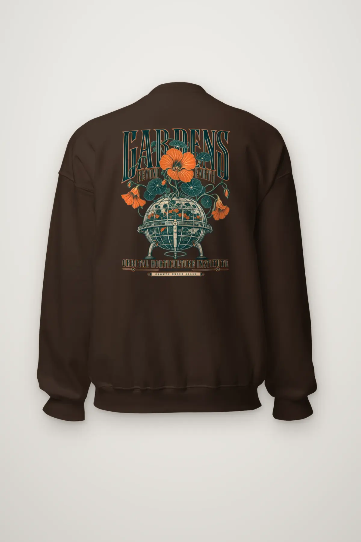 "Orbital Horticulture Institute" Heavy Blend Unisex Crewneck Sweatshirt