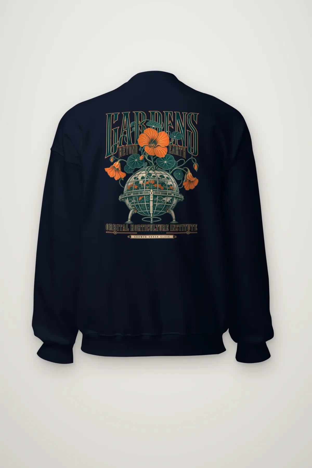 "Orbital Horticulture Institute" Heavy Blend Unisex Crewneck Sweatshirt