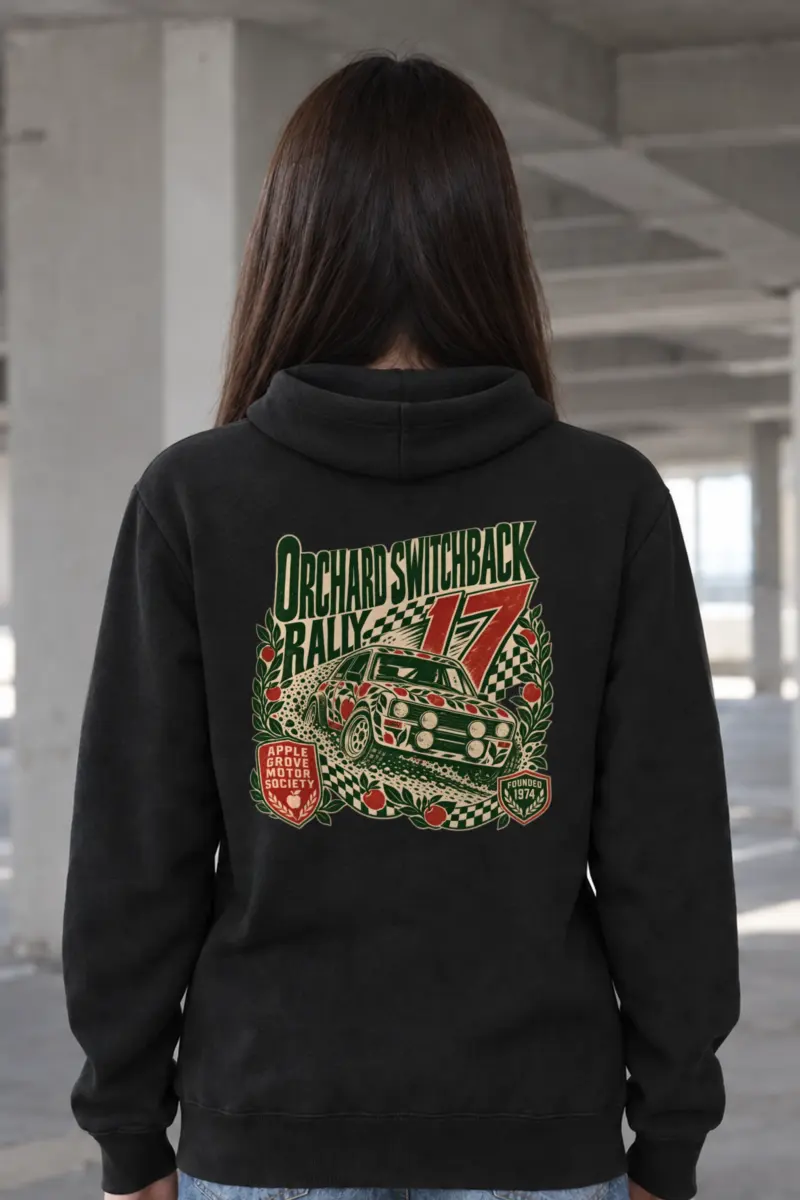 "Orchard Switchback Rally" Heavy Blend Unisex Pullover Hoodie