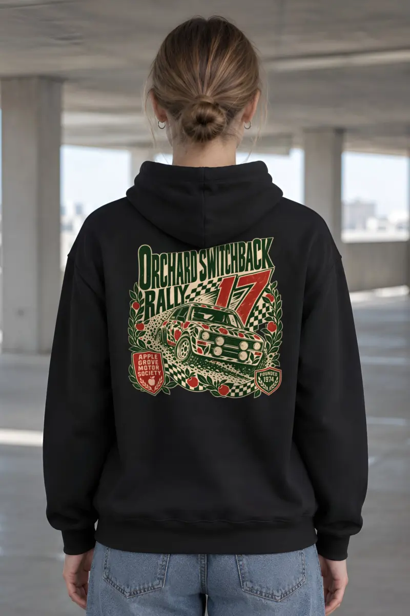 "Orchard Switchback Rally" Heavy Blend Unisex Pullover Hoodie