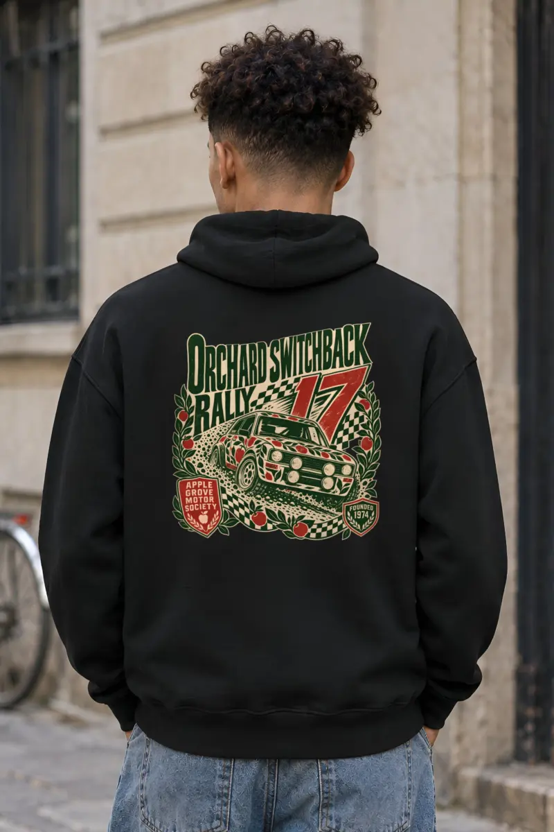 "Orchard Switchback Rally" Heavy Blend Unisex Pullover Hoodie