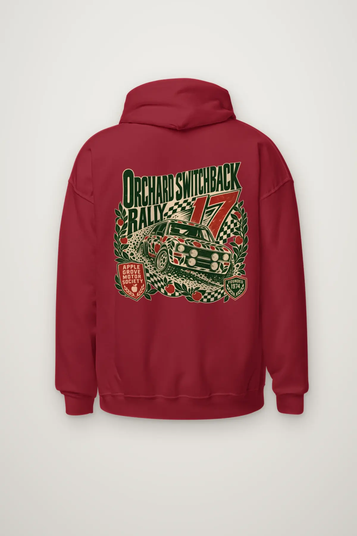 "Orchard Switchback Rally" Heavy Blend Unisex Pullover Hoodie