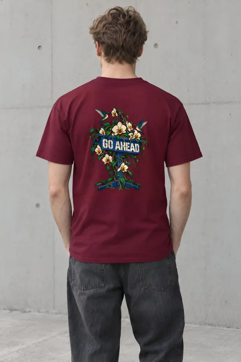 "Orchid Lectern" Heavyweight Unisex Crewneck T-shirt