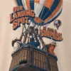 "Our Landing Spot Is Still a Surprise" Men's Oversized Heavyweight Crewneck T-Shirt