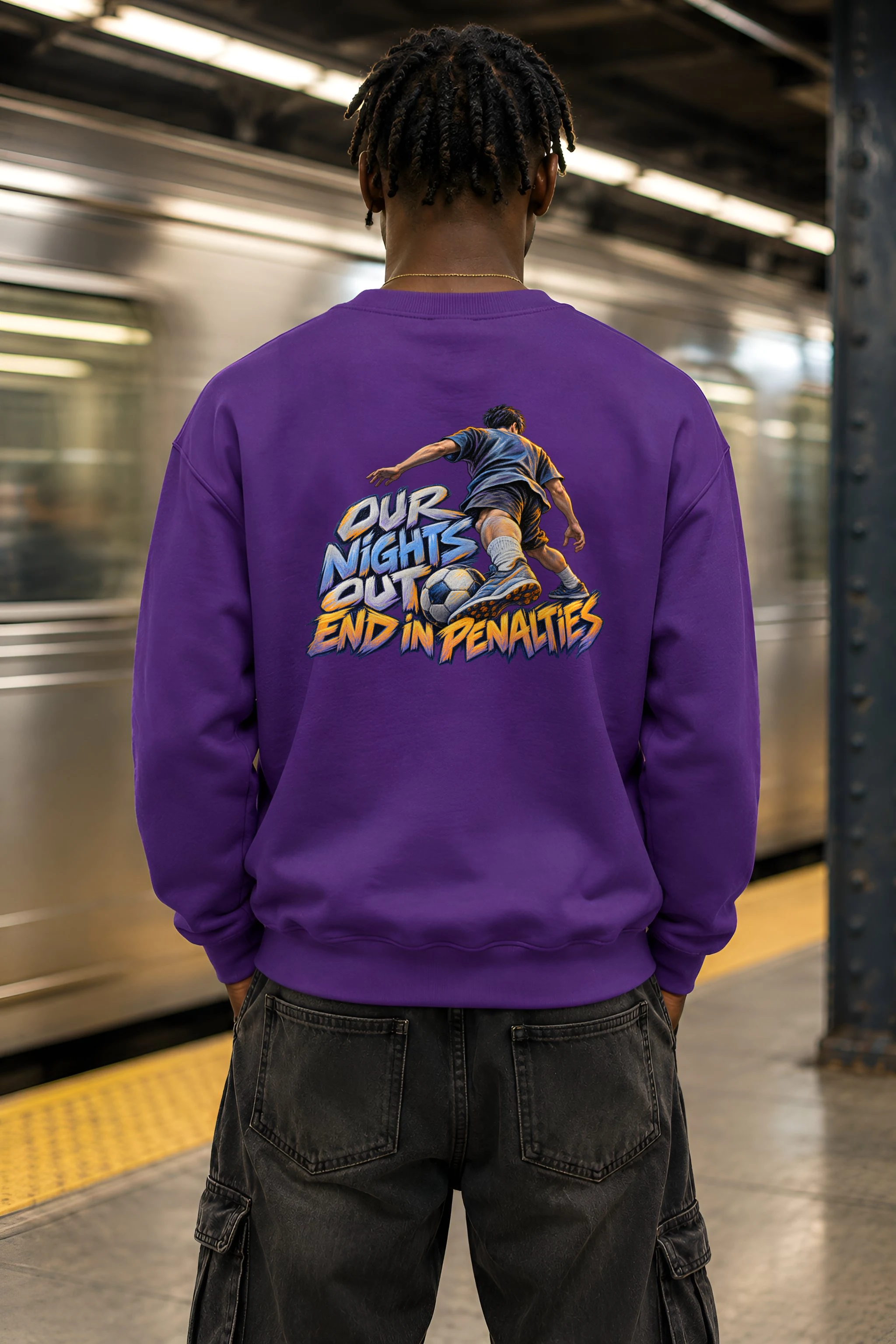 "Our Nights Out End in Penalties" Heavy Blend Unisex Crewneck Sweatshirt