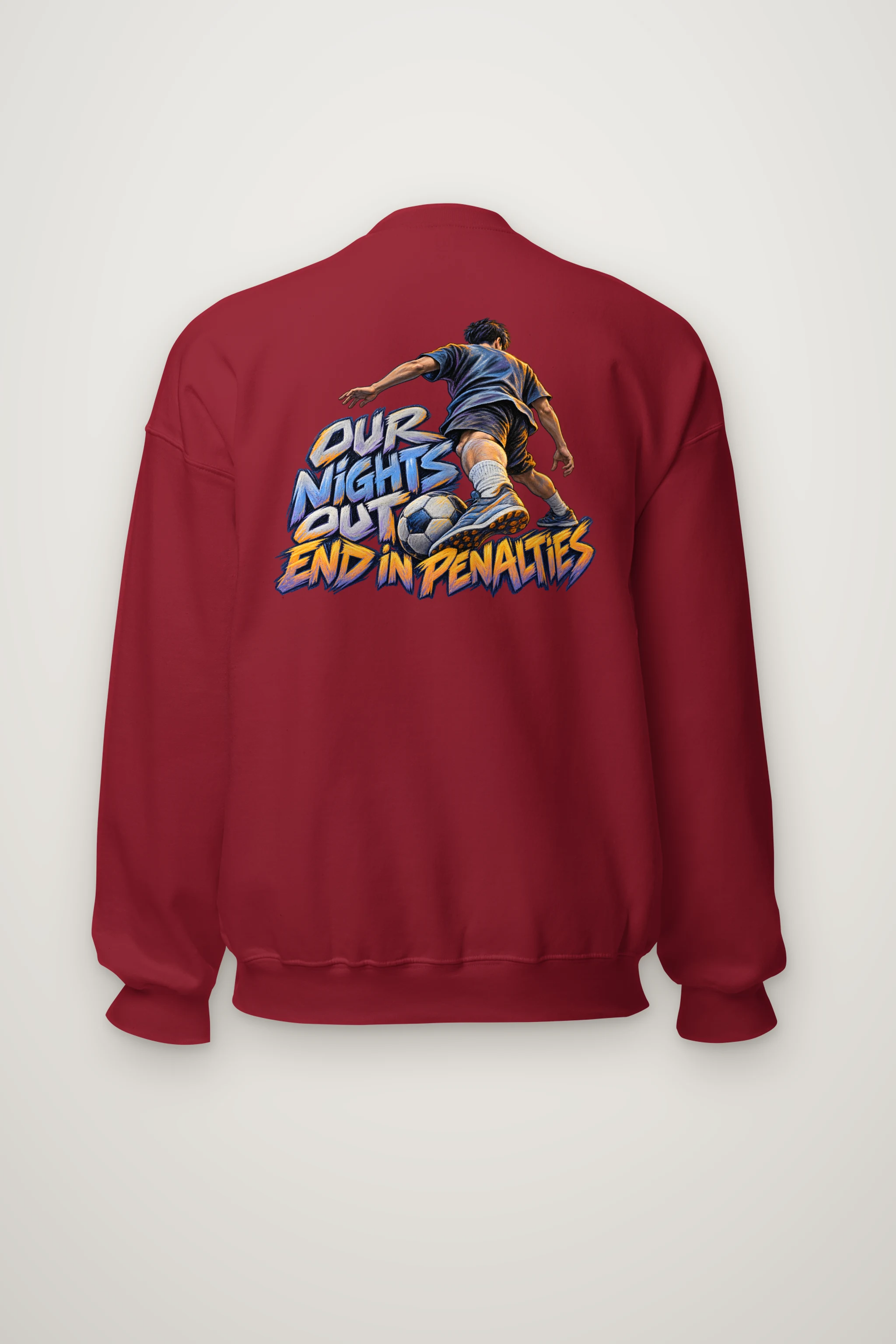"Our Nights Out End in Penalties" Heavy Blend Unisex Crewneck Sweatshirt