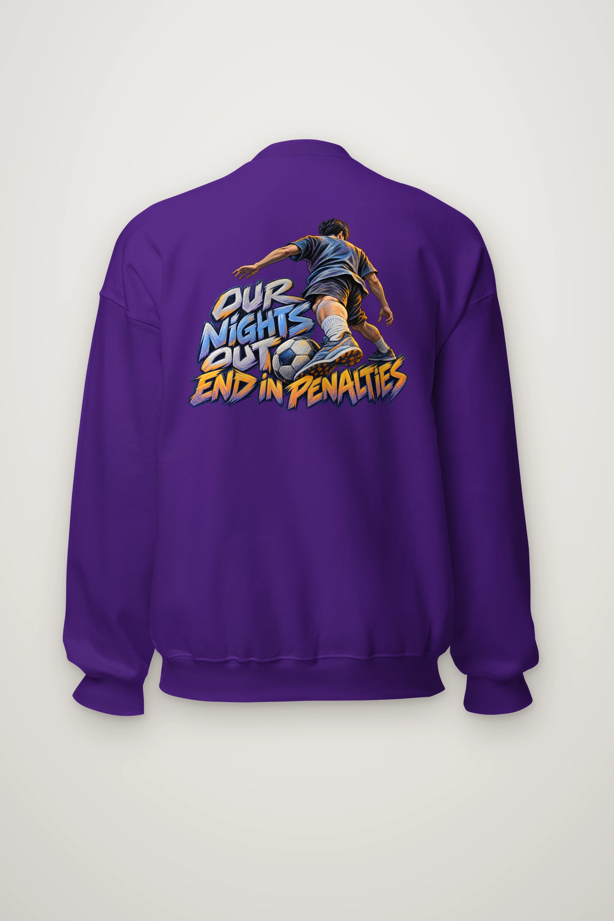 "Our Nights Out End in Penalties" Heavy Blend Unisex Crewneck Sweatshirt