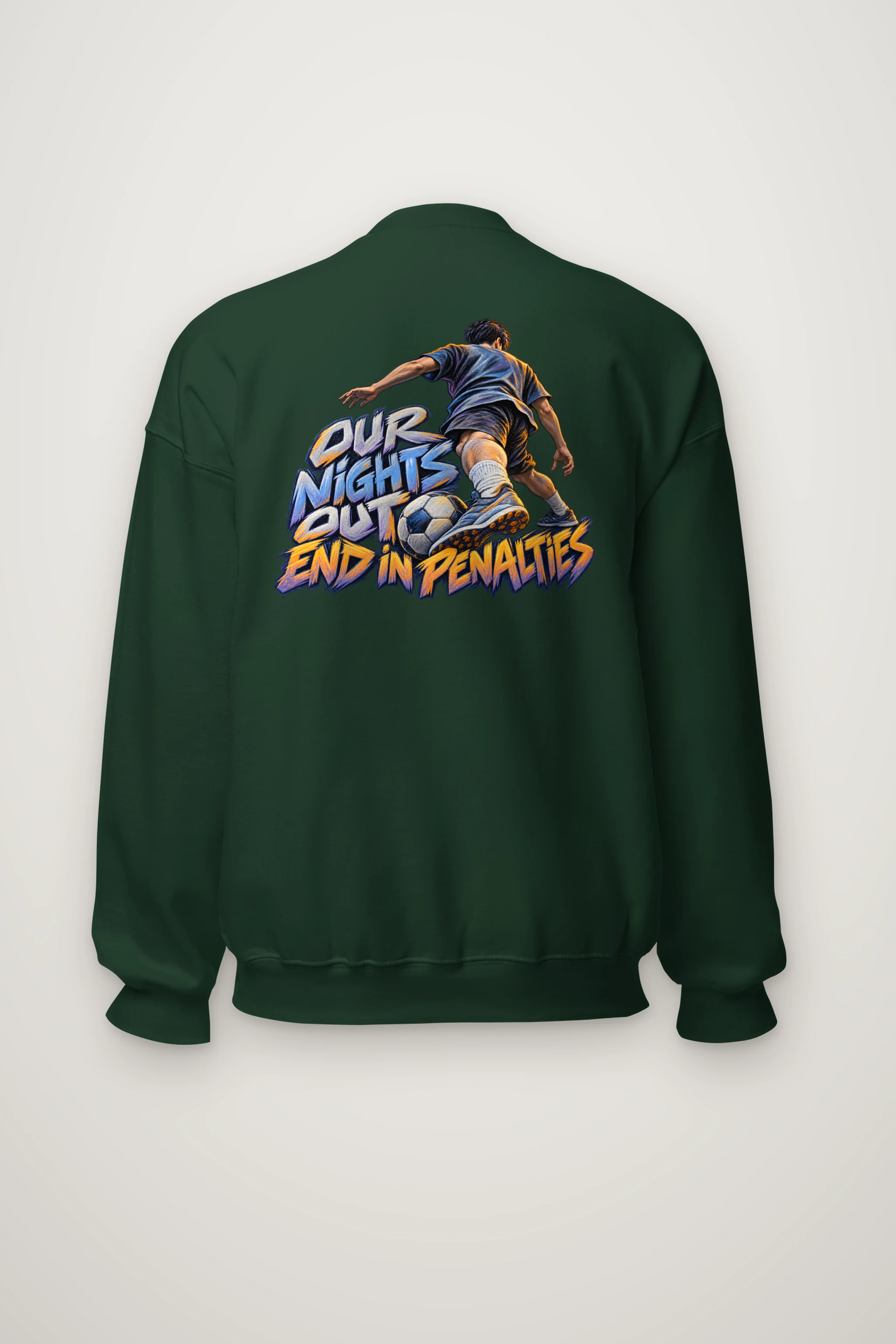 "Our Nights Out End in Penalties" Heavy Blend Unisex Crewneck Sweatshirt