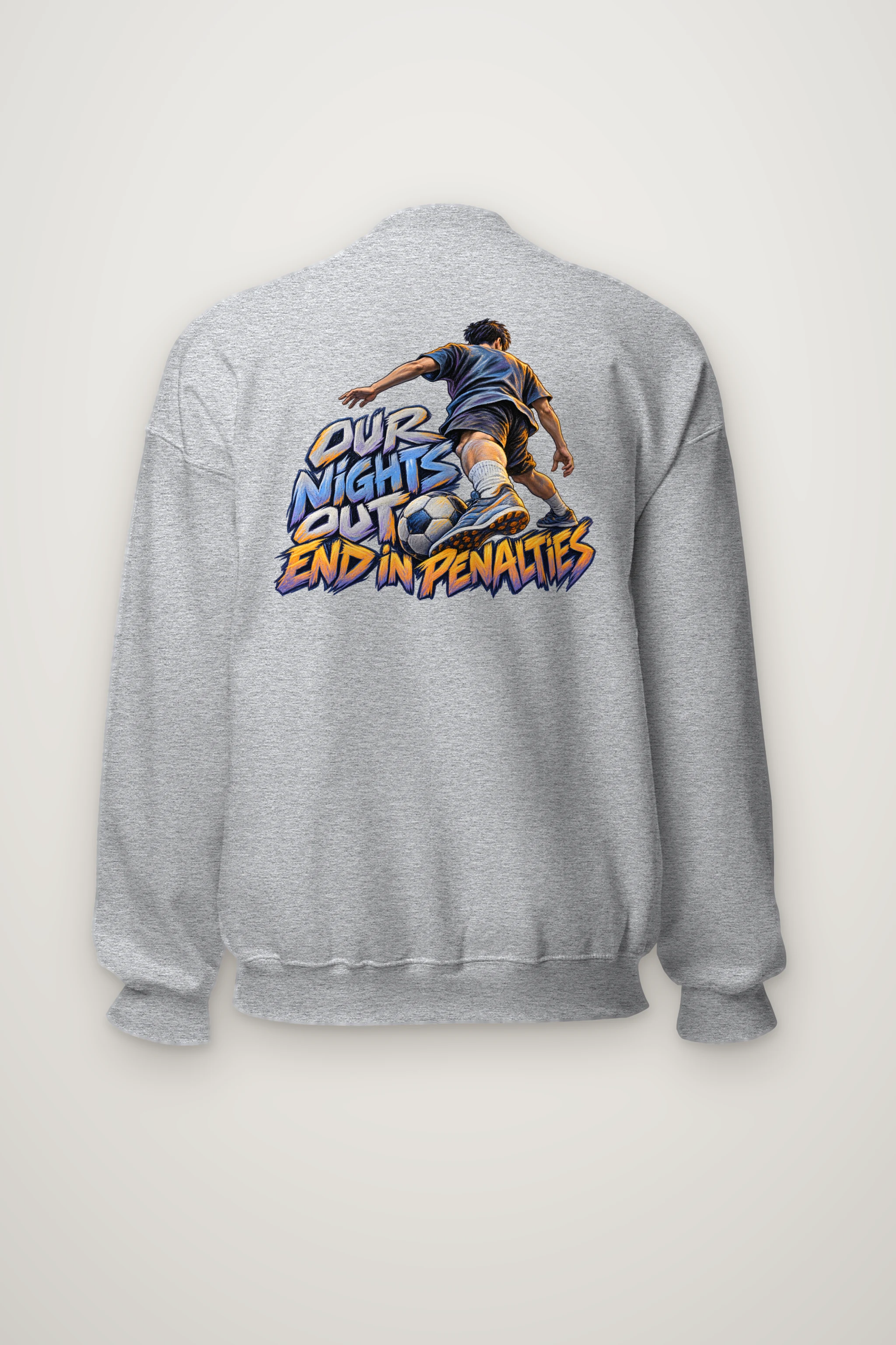 "Our Nights Out End in Penalties" Heavy Blend Unisex Crewneck Sweatshirt