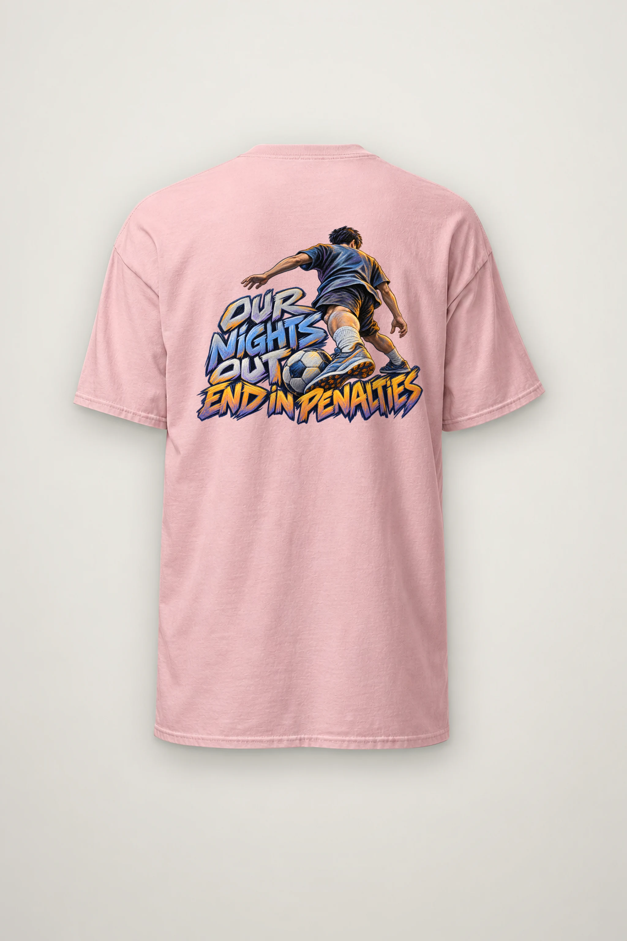 "Our Nights Out End in Penalties" Heavyweight Unisex Crewneck T-shirt