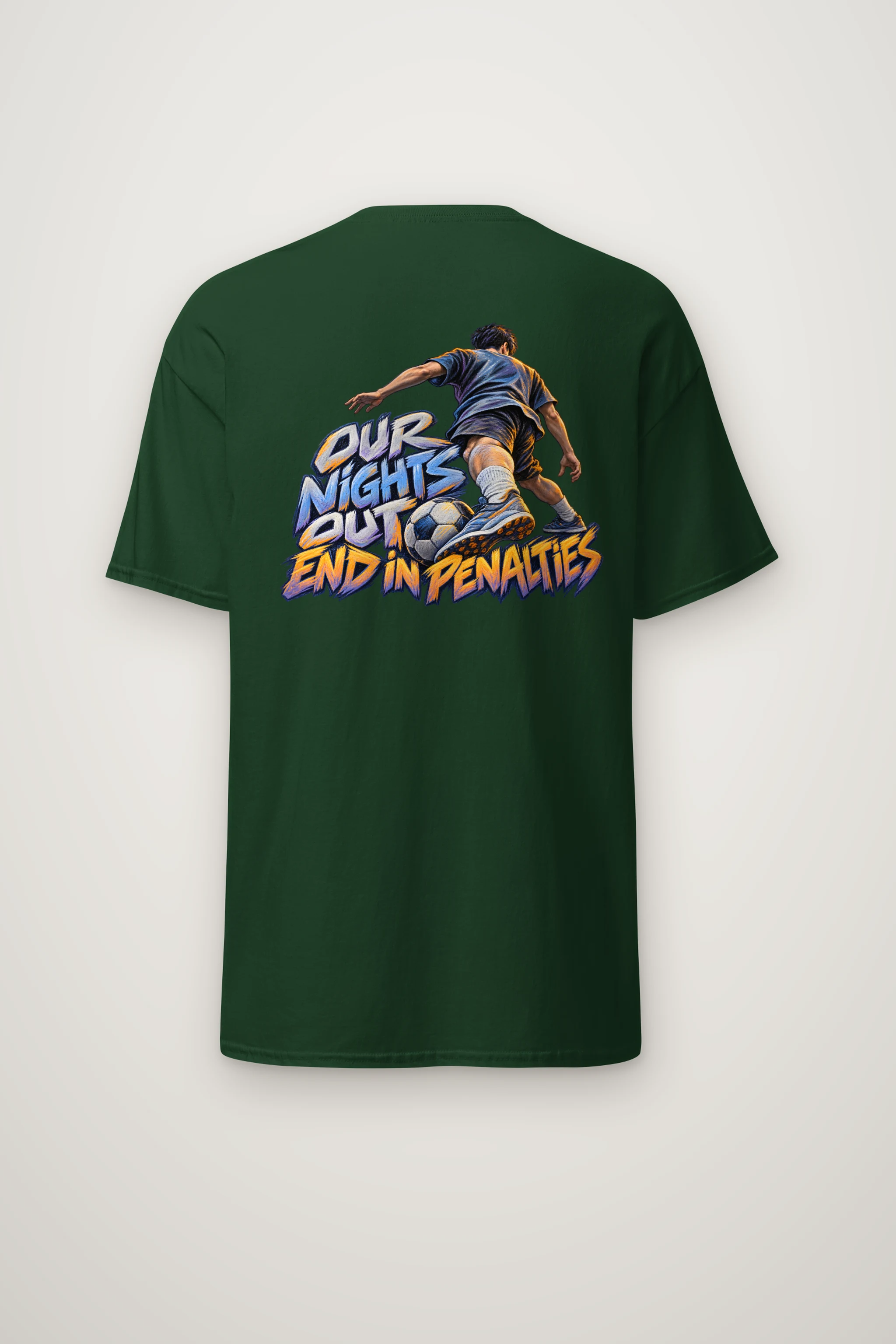"Our Nights Out End in Penalties" Heavyweight Unisex Crewneck T-shirt