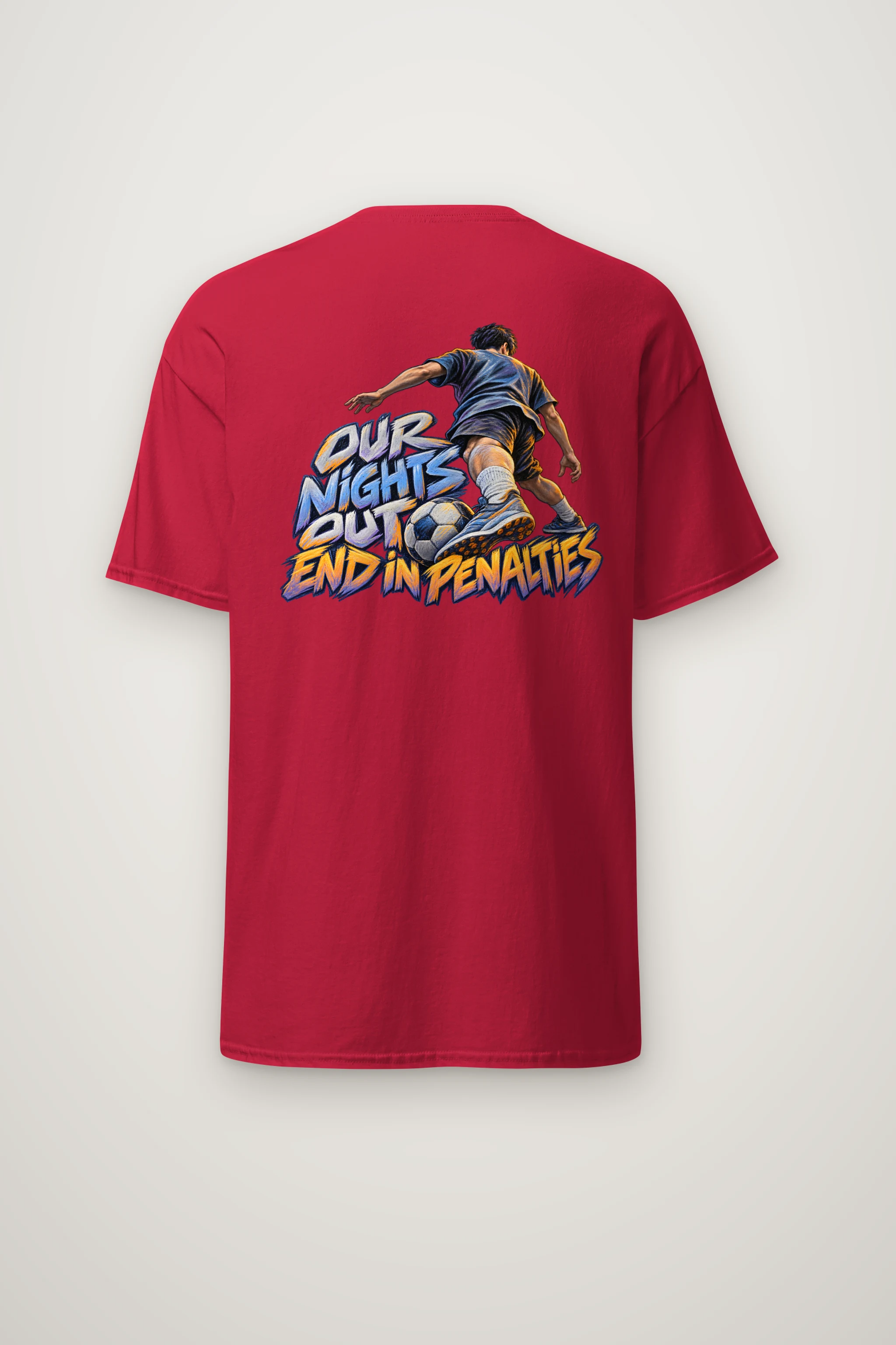 "Our Nights Out End in Penalties" Heavyweight Unisex Crewneck T-shirt
