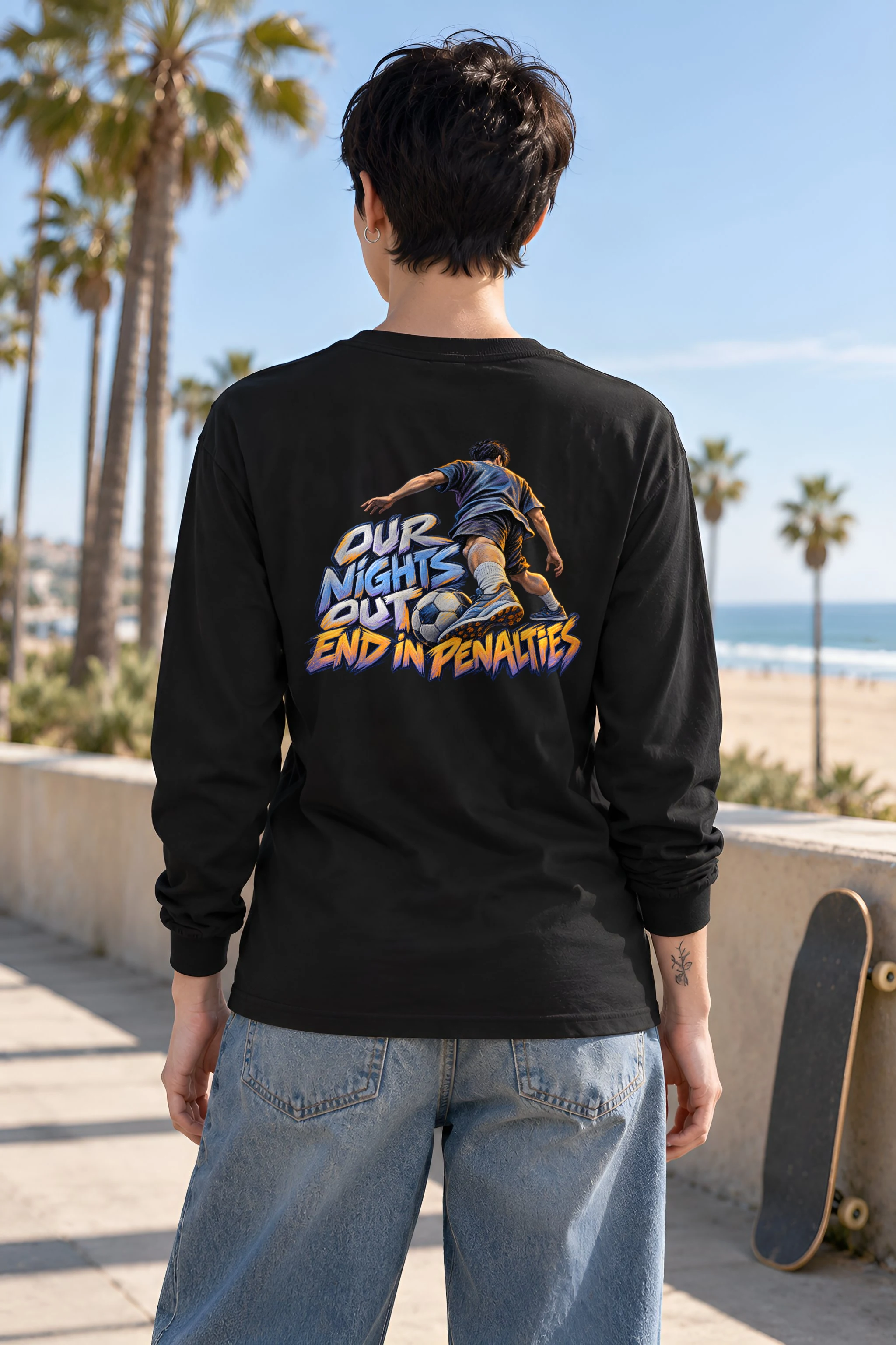 "Our Nights Out End in Penalties" Unisex Longsleeve T-shirt